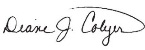 diane j. colyer's signature